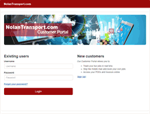 Tablet Screenshot of cp.nolantransport.com