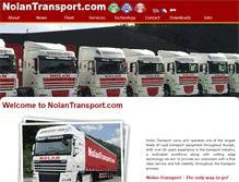Tablet Screenshot of nolantransport.com